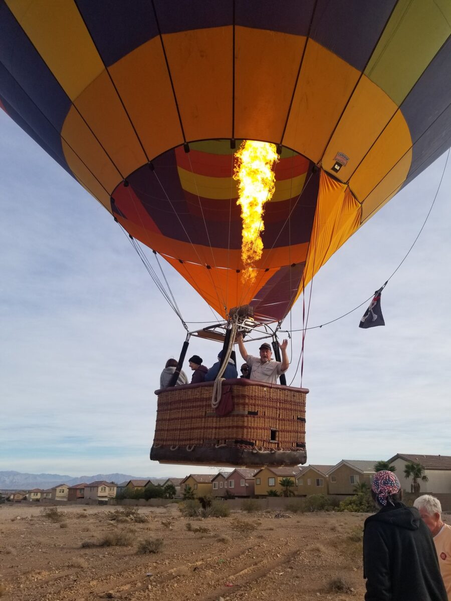 hot air balloon ride las vegas