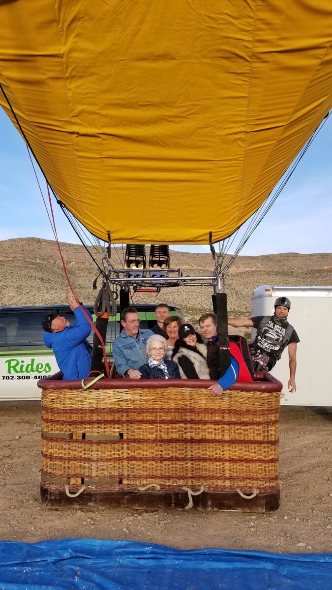 hot air balloon ride las vegas